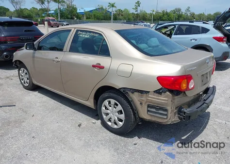2009 Toyota Corolla Le z USA, uszkodzony, nr VIN 1NXBU40E09Z083012